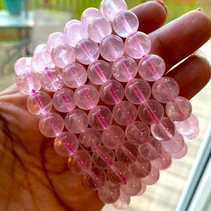 Rose Quartz Healing crystals bracelet